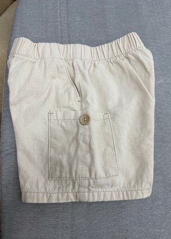 LC Waikiki Bej Düğmeli Unisex Şort