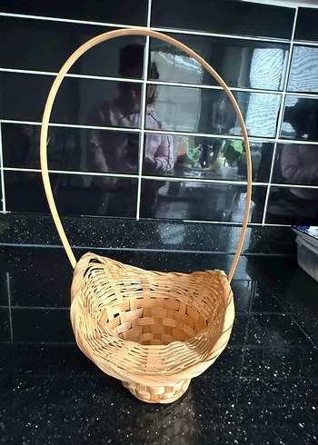 Bej Hasır Sepet - Görsel 4