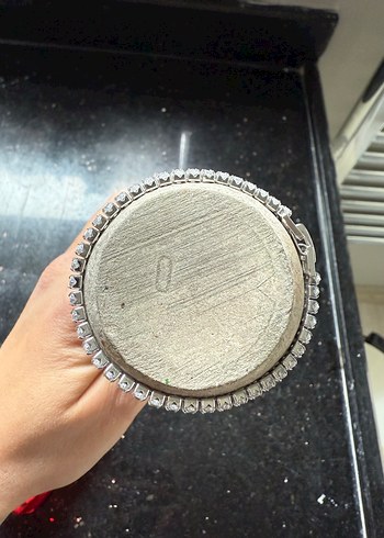 Parlak Beyaz Minimalist Kadın Bileklik - Görsel 4