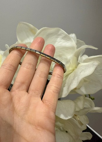 Altın Renkli Zincir Detaylı Kadın Bileklik - Görsel 3