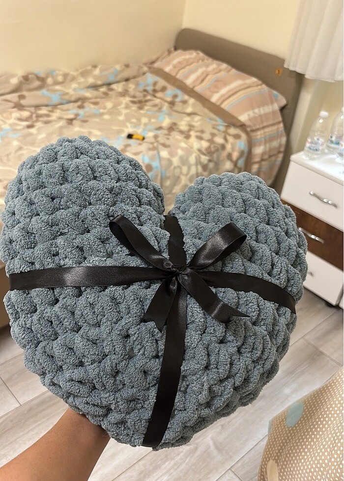 Puffy kalpli yastık - Görsel 2