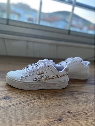 39 Beden beyaz Renk Puma beyaz kadın spor ayakkabı