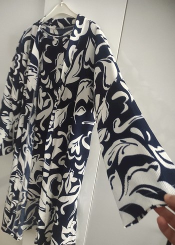 Akay Uzun Kollu Bohem Desenli Kadın Kimono