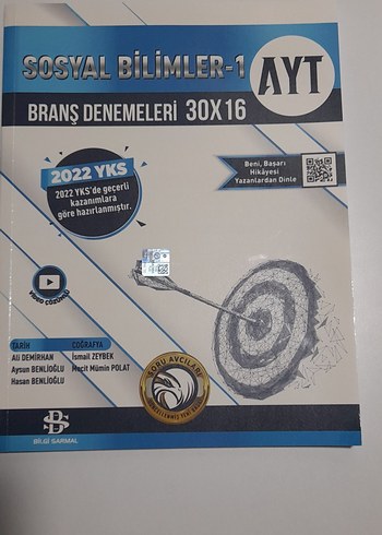 Sosyal Bilimler-1 AYT Branş Denemeleri 30x16