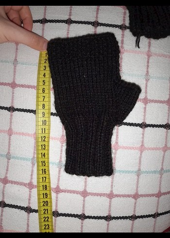 Örgü Parmaksız  Eldiven Kadın/Erkek - Görsel 5