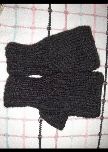 Örgü Parmaksız  Eldiven Kadın/Erkek - Görsel 4