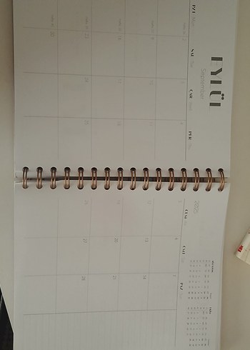 2024/2025 ajanda matt notebook - Görsel 2