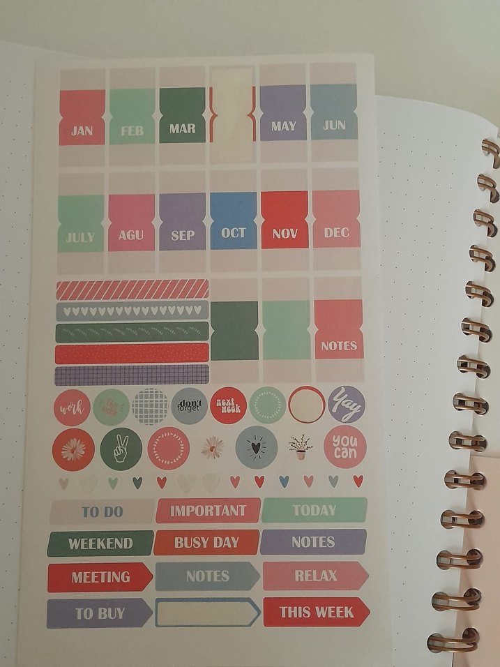 2024/2025 ajanda matt notebook - Görsel 5