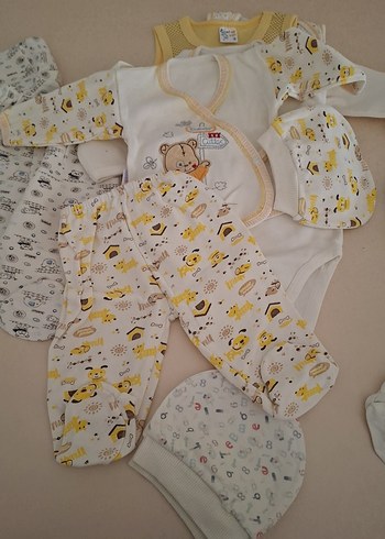 Pamuklu Bebek Tulumu ve Aksesuar Seti - Görsel 10