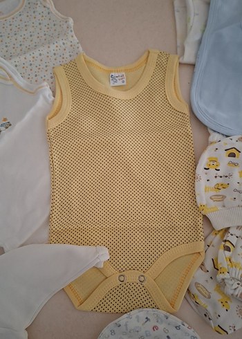 Pamuklu Bebek Tulumu ve Aksesuar Seti - Görsel 2