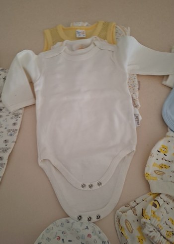 Pamuklu Bebek Tulumu ve Aksesuar Seti - Görsel 9