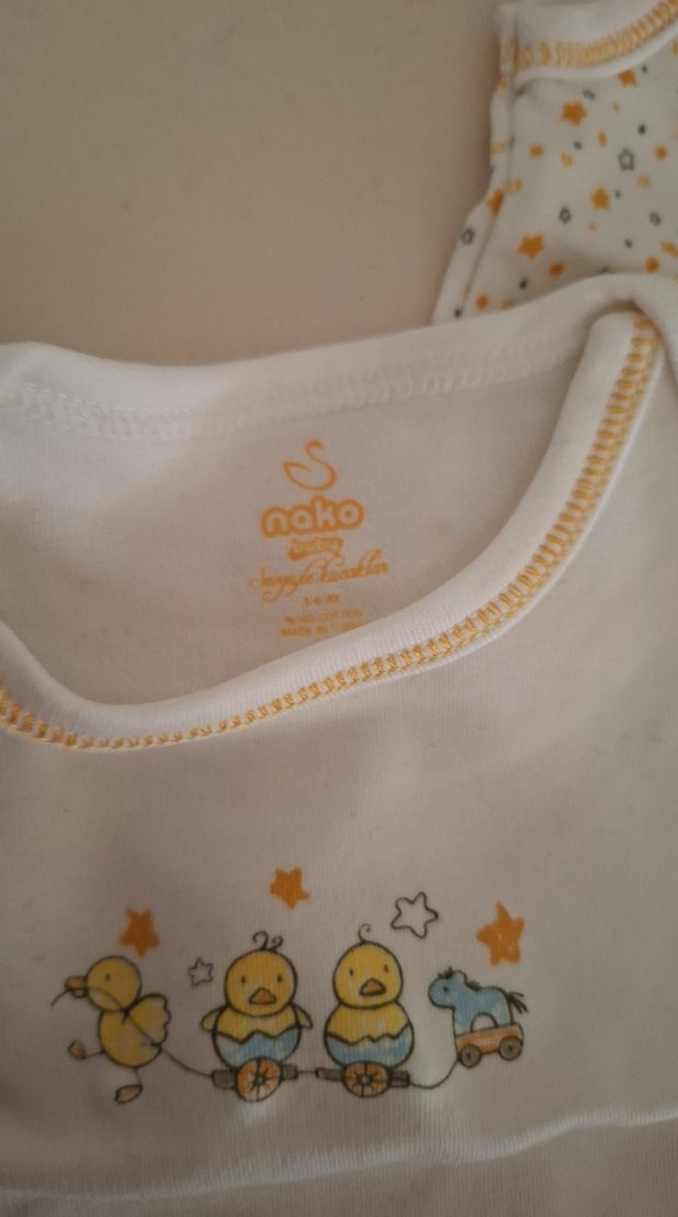 Pamuklu Bebek Tulumu ve Aksesuar Seti - Görsel 4