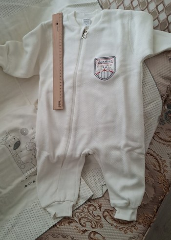 Fermuarlı Bebek Tulumu ve pamuk battanite - Görsel 4