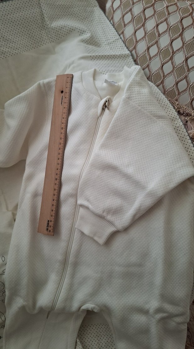 Fermuarlı Bebek Tulumu ve pamuk battanite - Görsel 5