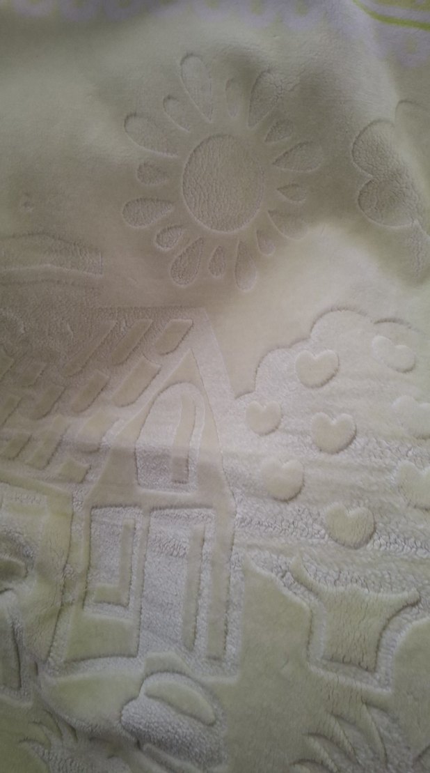 Nakışlı Yeşil Çocuk Battaniyesi - Görsel 4