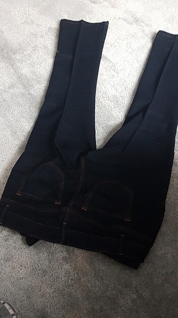 Ispanyol paça kot pantalon  - Görsel 5