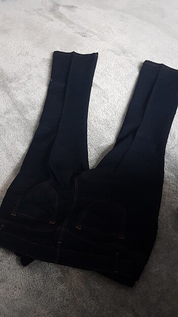 Ispanyol paça kot pantalon  - Görsel 6