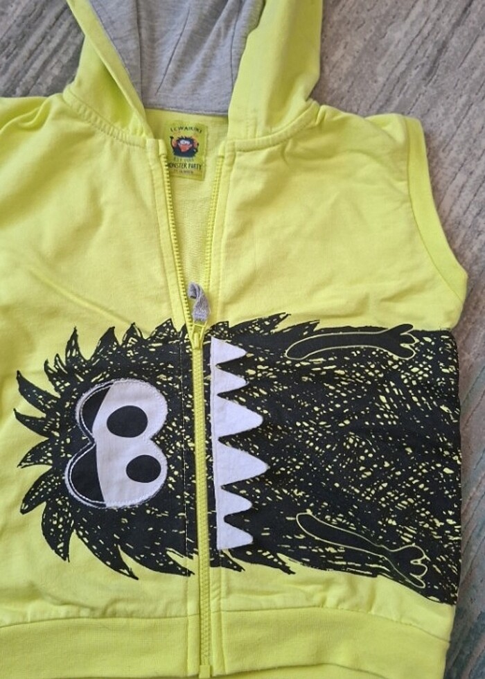 Çocuk penye yelek - Görsel 2