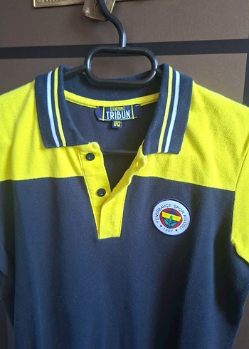 Sarı Lacivert Kısa Kollu Polo Tişört - Görsel 2