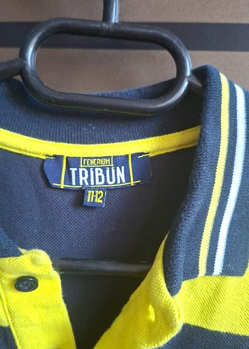 Sarı Lacivert Kısa Kollu Polo Tişört - Görsel 4