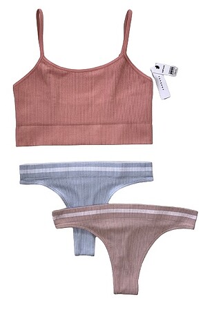 Oysho Büstiyer ve string seti