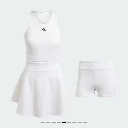 s Beden beyaz Renk Adidas Performance tenis elbisesi
