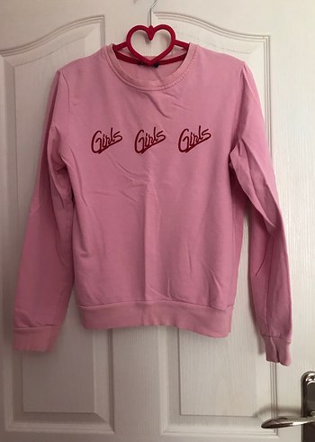 Diğer Kız Çocuk Pembe Uzun Kollu Sweatshirt