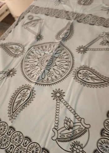 mavi otantik desen Masa Örtüsü - Görsel 6