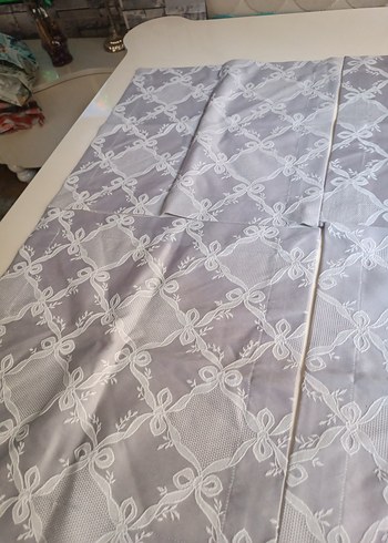 lila Desenli örtü yada misafir çay peçetesi36 ya 36 - Görsel 5