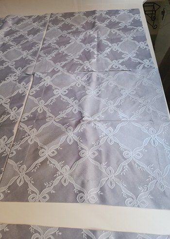 lila Desenli örtü yada misafir çay peçetesi36 ya 36 - Görsel 6