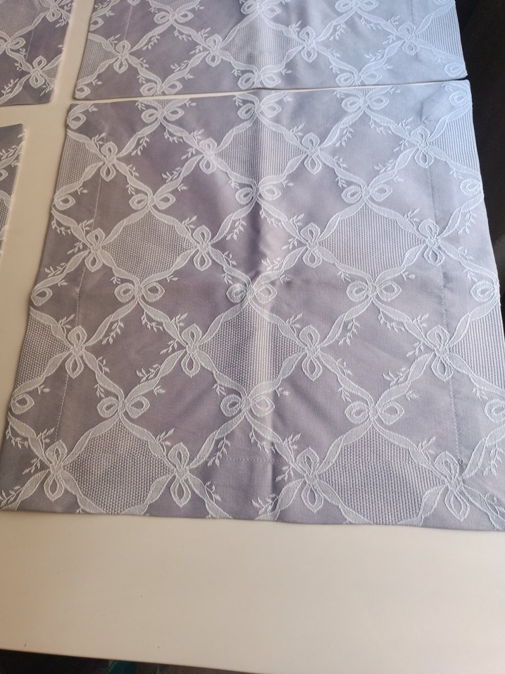 lila Desenli örtü yada misafir çay peçetesi36 ya 36 - Görsel 3