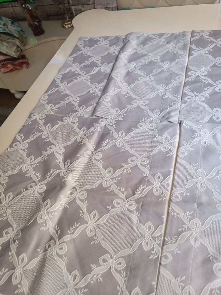 lila Desenli örtü yada misafir çay peçetesi36 ya 36 - Görsel 5