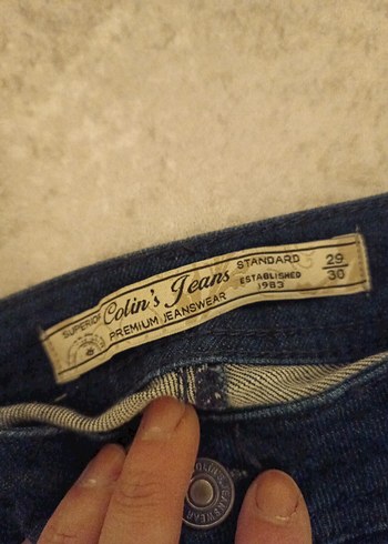 29 Beden Lacivert Kadın Kot Pantolon