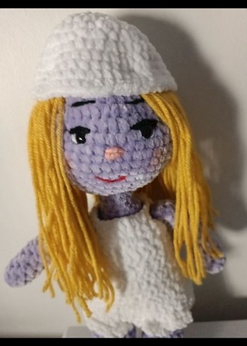 El Örgüsü Mor Bebek Oyuncak - Görsel 2