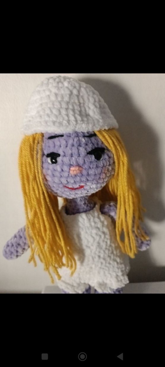 El Örgüsü Mor Bebek Oyuncak - Görsel 2