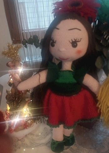 Renkli El Yapımı Bebek Seti yılbaşı ağacı set - Görsel 4