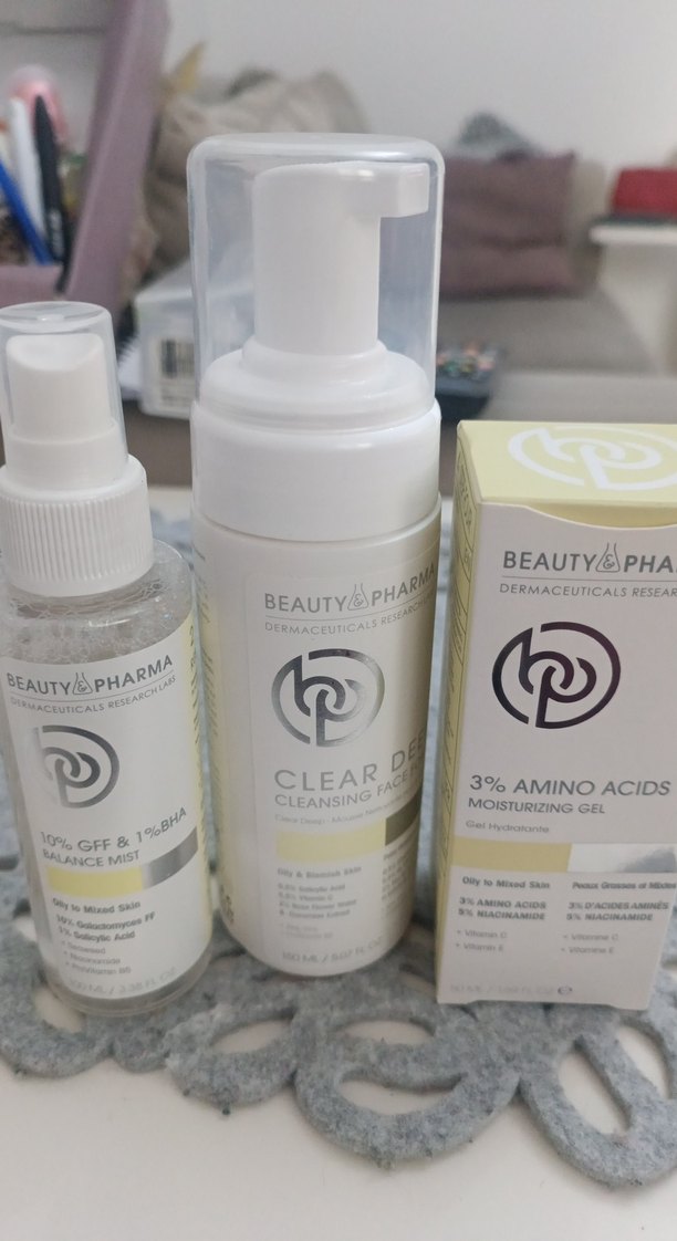 Clear Skin Yüz Temizleyici Köpük ve jel üçlü set - Görsel 5