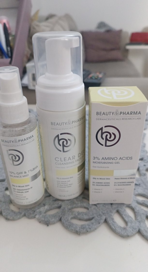 Clear Skin Yüz Temizleyici Köpük ve jel üçlü set - Görsel 2