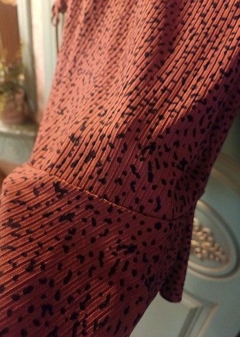 Bohem Tarz Örme Midi Elbise - Görsel 5