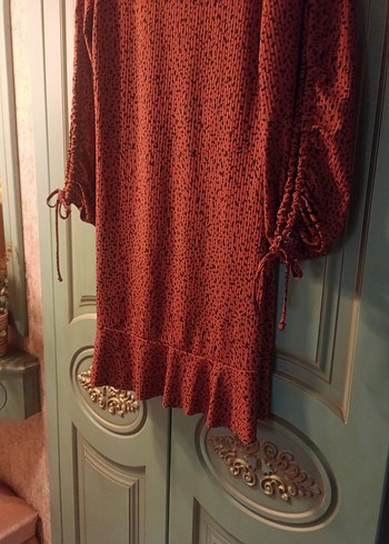 Bohem Tarz Örme Midi Elbise - Görsel 3