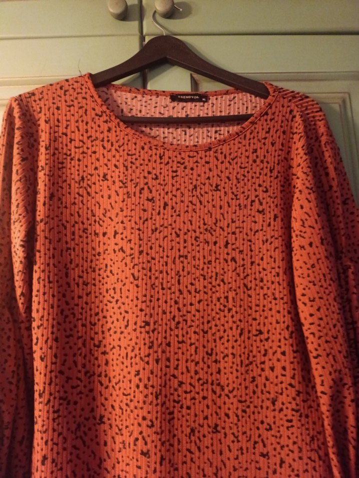 Bohem Tarz Örme Midi Elbise - Görsel 2