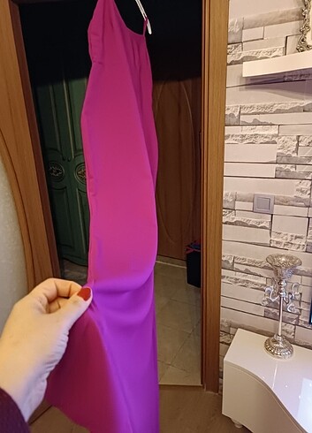 xl Beden pembe Renk Elbise uzun 