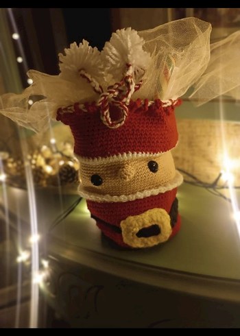 Renkli Kırmızı Noel Baba Süsleri - Görsel 5