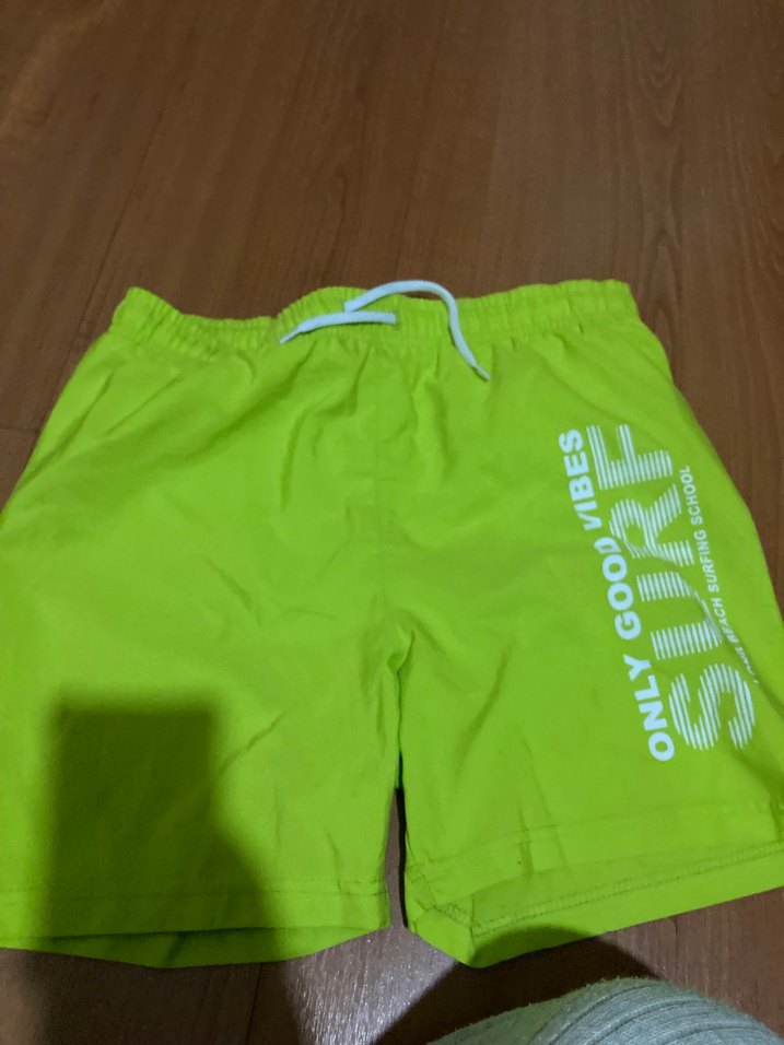 Yeşil Erkek Çocuk Deniz Şortu - Görsel 3