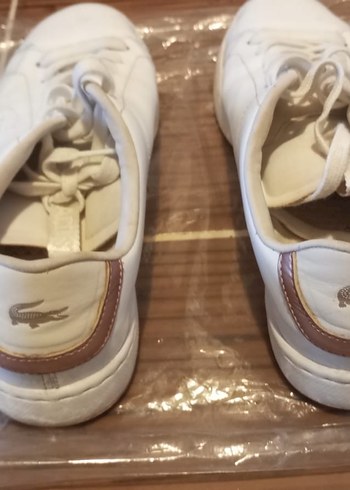 Beyaz Bağcıklı Spor Ayakkabı - Görsel 2