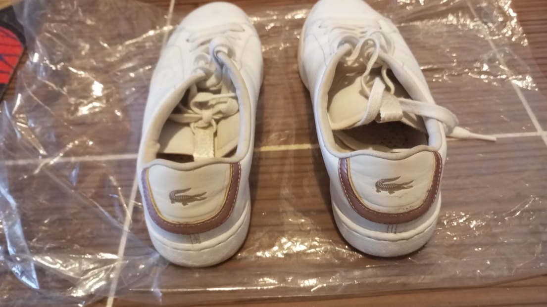 Beyaz Bağcıklı Spor Ayakkabı - Görsel 2