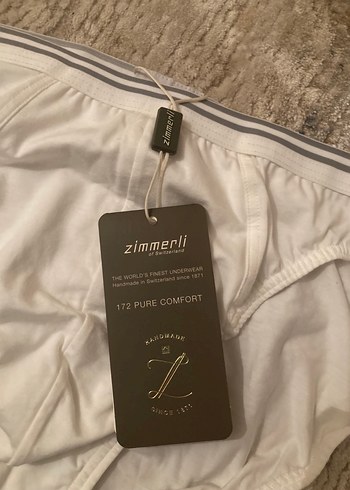 m Beden beyaz Renk Beyaz Erkek Midi Slip Külot zımmerli orijinal