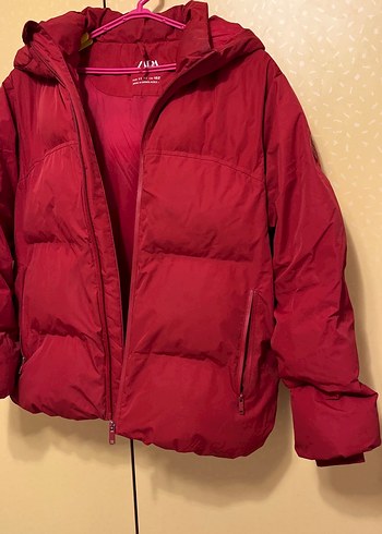 11-12 Yaş Beden kırmızı Renk Çocuk Mont