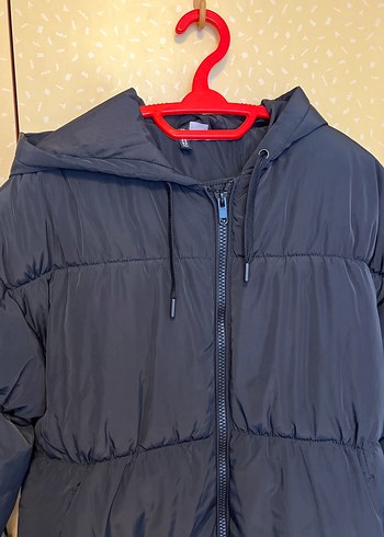 Kadın şişme mont uzun - Görsel 2