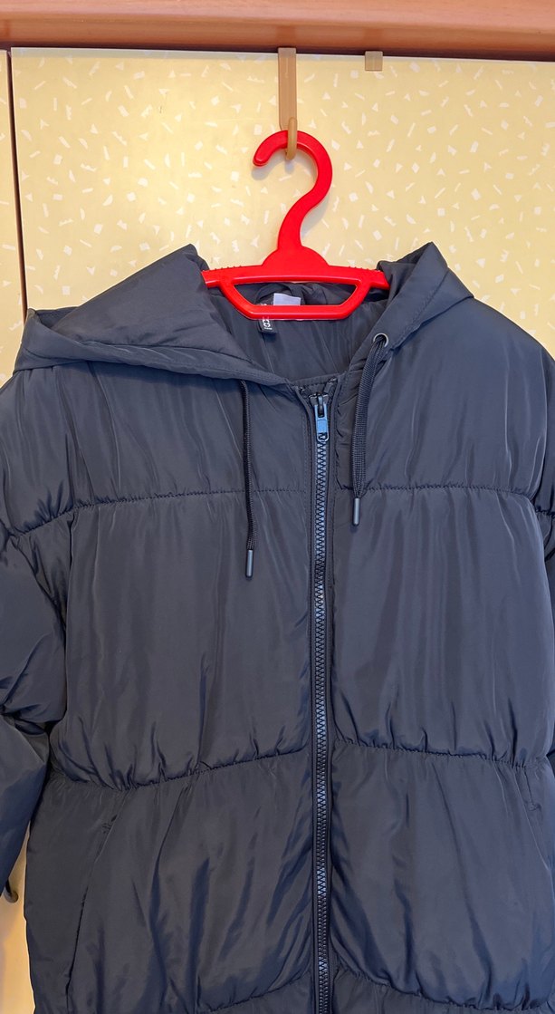 Kadın şişme mont uzun - Görsel 2